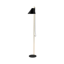 Load image into Gallery viewer, Yuh LED Floor Lamp in Brass/Black.