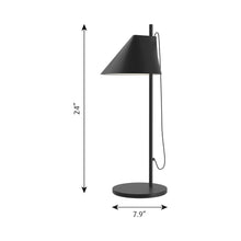 Load image into Gallery viewer, Yuh LED Table Lamp - line drawing.