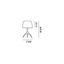 Load image into Gallery viewer, Lumiere 30th Table Lamp - line drawing.