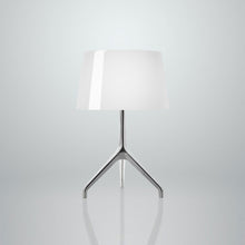 Load image into Gallery viewer, Lumiere XX Table Lamp in Aluminum/White/Small.