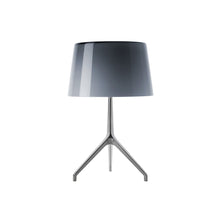Load image into Gallery viewer, Lumiere XX Table Lamp in Aluminum/Grey/Small.