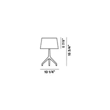 Load image into Gallery viewer, Lumiere XX Table Lamp - line drawing.
