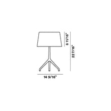 Load image into Gallery viewer, Lumiere XX Table Lamp - line drawing.