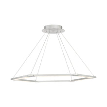 Load image into Gallery viewer, LUNE LED Pendant Light in Aluminum/Hexagon.