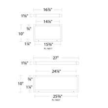 Load image into Gallery viewer, Lune LED Picture Light - line drawing.
