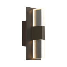 Load image into Gallery viewer, Lyft 12 Outdoor LED Wall Light in Bronze / Clear/None.