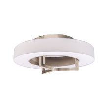 Load image into Gallery viewer, Madison LED Flush Mount Ceiling Light in Large/Brushed Nickel.