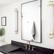 Load image into Gallery viewer, Malcolm LED Bath Bar in bathroom.