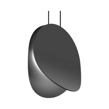 Load image into Gallery viewer, Malibu Discs™ LED Pendant Light in Medium/Satin Black.