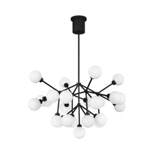 Load image into Gallery viewer, Mara LED Chandelier in Matte Black.
