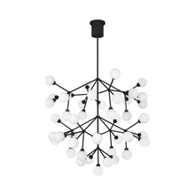 Load image into Gallery viewer, Mara Grande LED Chandelier in Matte Black.