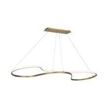 Load image into Gallery viewer, Marques LED Pendant Light in Aged Brass (Large).