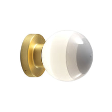Load image into Gallery viewer, Dipping Light A2 LED Wall Light in Off White/Brushed Brass.