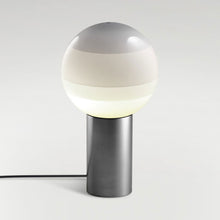 Load image into Gallery viewer, Dipping Light LED Table Lamp in Off White/Graphite/Large.