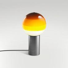 Load image into Gallery viewer, Dipping Light LED Table Lamp in Amber/Graphite/Medium.