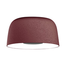 Load image into Gallery viewer, Djembe C 65 LED Flush Mount Ceiling Light in Red/Medium.