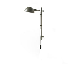 Load image into Gallery viewer, Funiculi A Wall Light in Moss Grey.