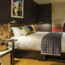 Load image into Gallery viewer, Funiculi S Table Lamp in bedroom.
