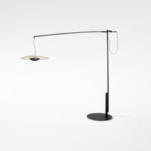 Load image into Gallery viewer, Ginger LED Floor Lamp in Oak/White/Small.