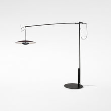 Load image into Gallery viewer, Ginger LED Floor Lamp in Wenge/White/Small.