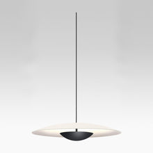 Load image into Gallery viewer, Ginger LED Pendant Light in White/White/Medium/TRIAC Dimmer.