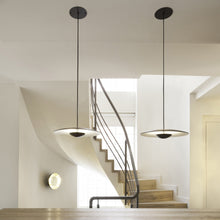 Load image into Gallery viewer, Ginger LED Pendant Light in living room.