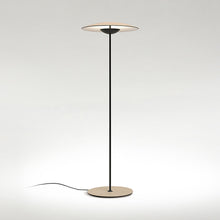 Load image into Gallery viewer, Ginger P LED Floor Lamp in Oak/White.