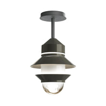 Load image into Gallery viewer, Santorini Outdoor Ceiling Light in Grey.