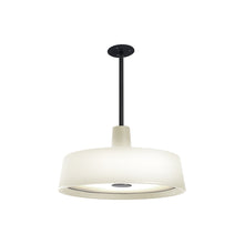 Load image into Gallery viewer, Soho Outdoor LED Fixed Flush Mount Ceiling Light in White.