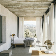 Load image into Gallery viewer, Theia P LED Floor Lamp in bedroom.