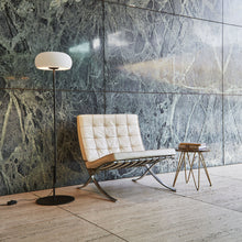 Load image into Gallery viewer, Vetra P LED Floor Lamp in living room.