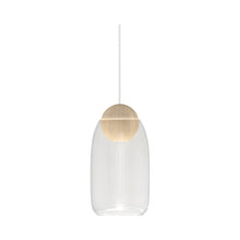 Load image into Gallery viewer, Liuku Ball Pendant Light in Natural / Transparent Shade.