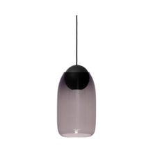 Load image into Gallery viewer, Liuku Ball Pendant Light in Black/Violet Gradient Shade.