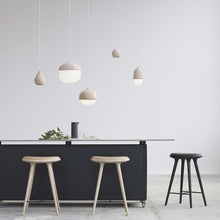 Load image into Gallery viewer, Liuku Ball Pendant Light in dining room.