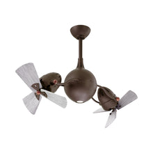 Load image into Gallery viewer, Acqua Indoor / Outdoor Ceiling Fan in Textured Bronze/Barnwood.