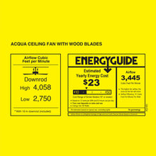 Load image into Gallery viewer, Acqua Indoor / Outdoor Ceiling Fan.