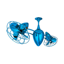 Load image into Gallery viewer, Ar Ruthiane Ceiling Fan in Agua Marinha (Metal).
