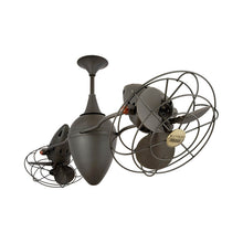 Load image into Gallery viewer, Ar Ruthiane Ceiling Fan in Bronzette (Metal).