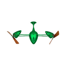 Load image into Gallery viewer, Ar Ruthiane Ceiling Fan in Esmerelda (Wood).