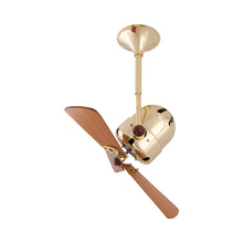 Load image into Gallery viewer, Bianca Direcional Ceiling Fan in Brushed Brass (Wood).
