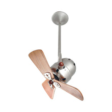 Load image into Gallery viewer, Bianca Direcional Ceiling Fan in Brushed Nickel (Wood).