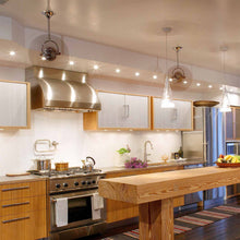 Load image into Gallery viewer, Bianca Direcional Ceiling Fan in kitchen.