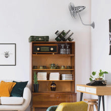 Load image into Gallery viewer, Bruna Parede Wall Fan - line drawing.