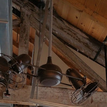 Load image into Gallery viewer, Dagny Indoor / Outdoor LED Dual Ceiling Fan in Detail.