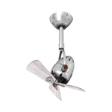 Load image into Gallery viewer, Diane Ceiling Fan in Polished Chrome/Barnwood (Wood).