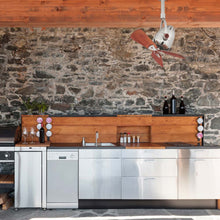 Load image into Gallery viewer, Diane Ceiling Fan in kitchen.