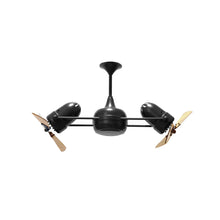 Load image into Gallery viewer, Duplo-Dinamico Ceiling Fan in Black (Wood)
