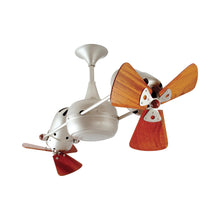 Load image into Gallery viewer, Duplo-Dinamico Ceiling Fan in Brushed Nickel (Wood)
