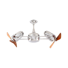 Load image into Gallery viewer, Duplo-Dinamico Ceiling Fan in Polished Copper (Wood)