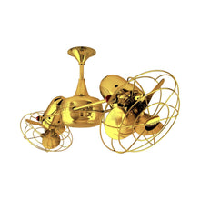 Load image into Gallery viewer, Duplo-Dinamico Ceiling Fan in Ouro (Metal)